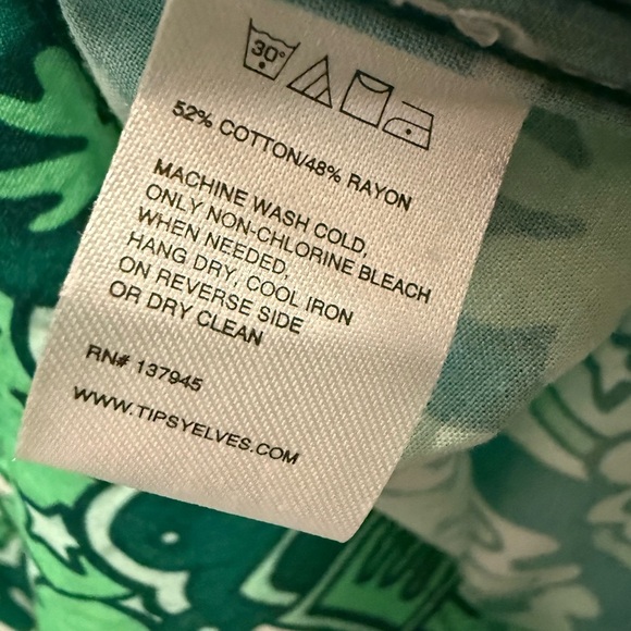 TIPSY ELVES MEN'S RETRO ST. PADDY'S BUTTON DOWN SHIRT - Picture 11 of 11